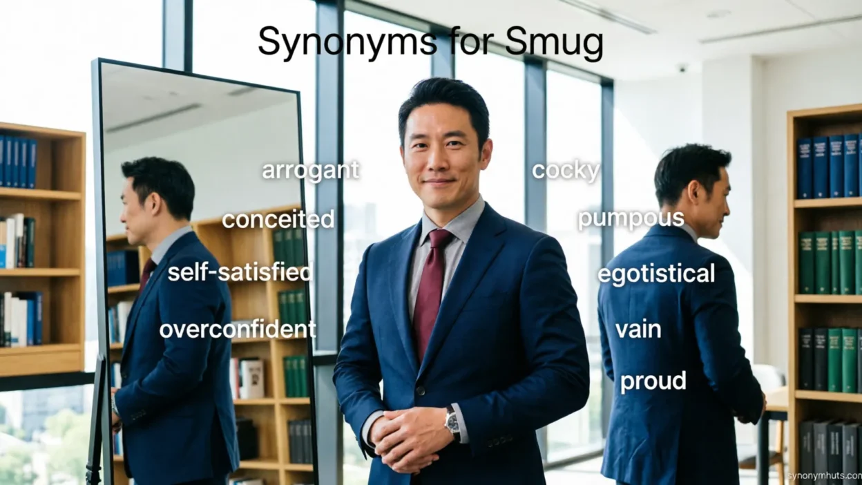 Synonyms for Smug