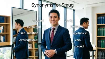 Synonyms for Smug